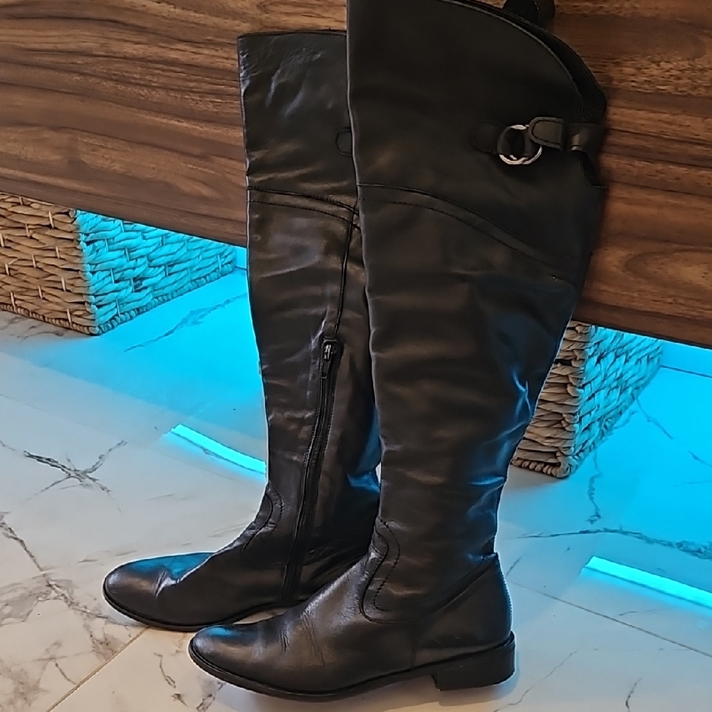 Women's Black Over the Knee Boots